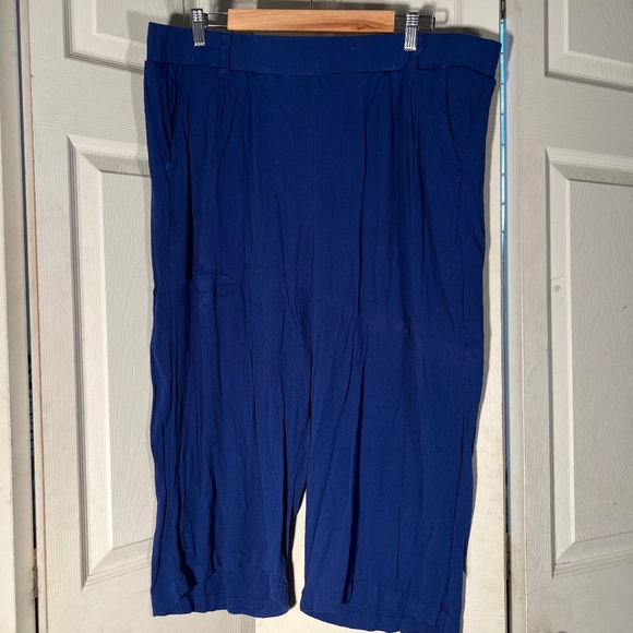 torrid Pants - Torrid Blue Cropped Palazzo Pants Size 2X